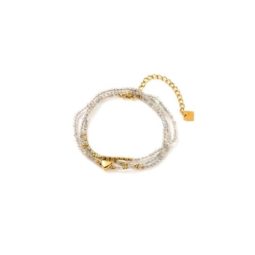 Bracelet C?ur Triple Tour Perles