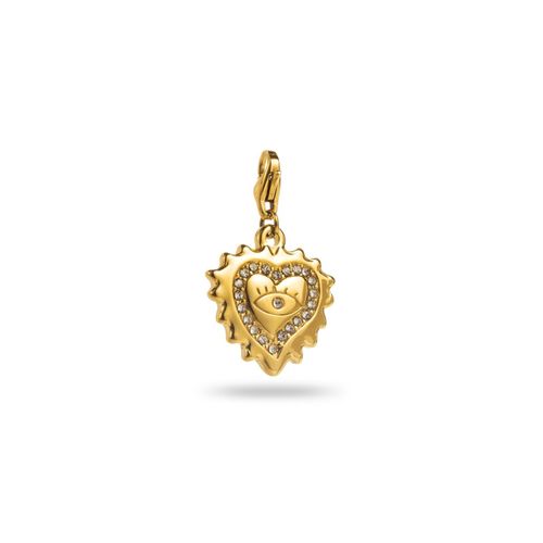 Charm C?ur Fantaisie ?il Et Strass