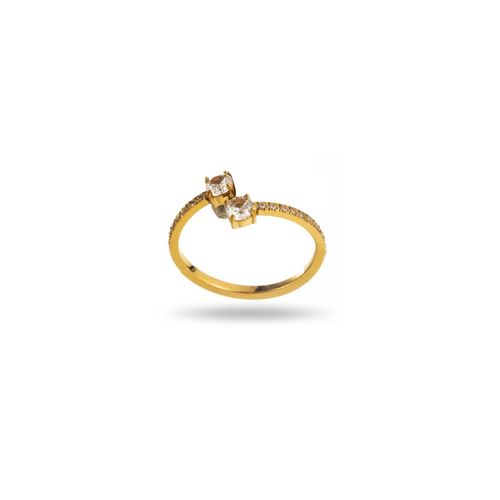 Bague Strass Ouverte