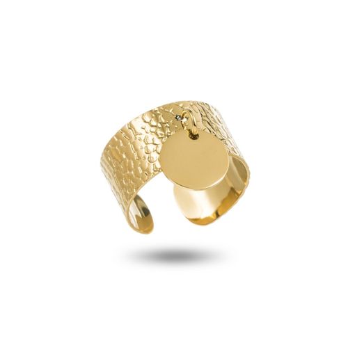 Bague Martelée Breloque
