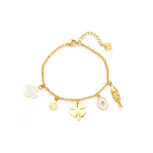 Bracelet Breloque Trèfle