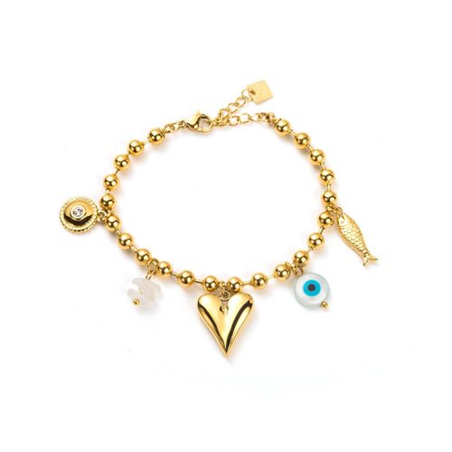 Bracelet Perles Et Breloque ?il