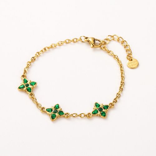 Bracelet Chaîne Trio De Fleurs