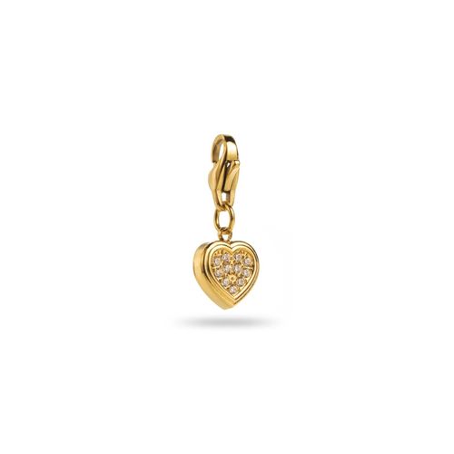 Charm Coeur A Strass