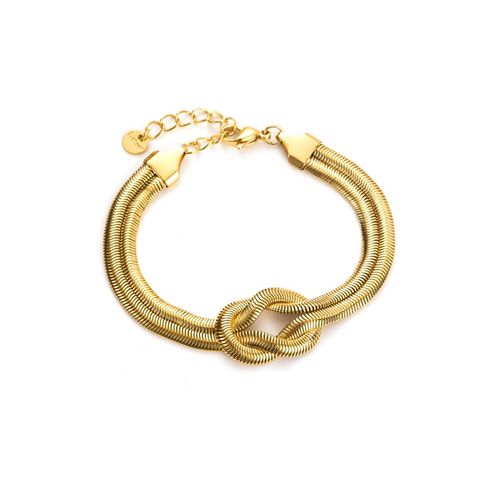 Bracelet Noeud Marin En Maille Serpent