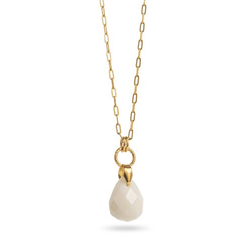 Collier Pierre En Goutte