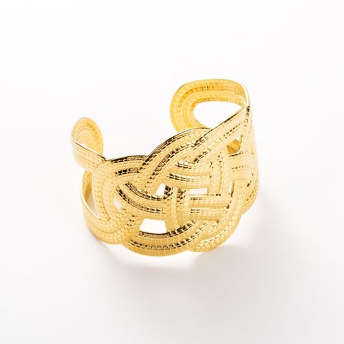 Bracelet Large Jonc Noeud Entremelé
