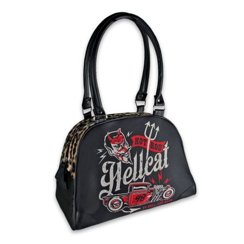 Sac A Main Bowling Hot Rod Hellcat Hell And Back Femme Pinup Rockab