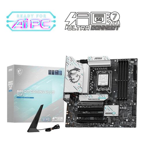 MSI B860M GAMING PLUS WIFI scheda madre Intel B860 LGA 1851 (Socket V1) micro ATX