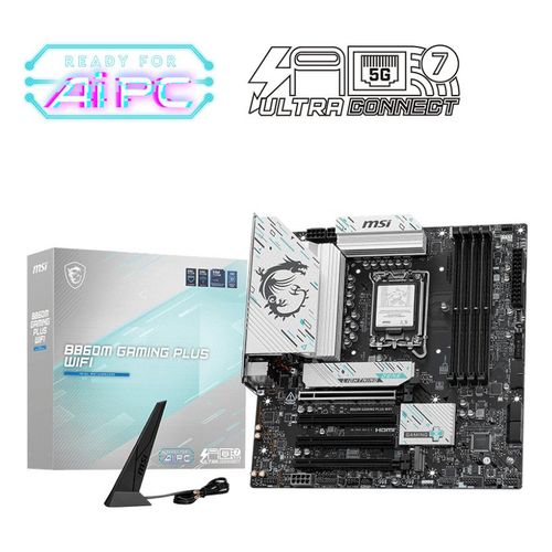 MSI B860M GAMING PLUS WIFI scheda madre Intel B860 LGA 1851 (Socket V1) micro ATX