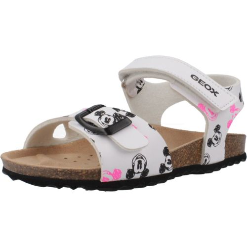Chaussures Geox J Sandal Airadyum Bo Colour Blanc