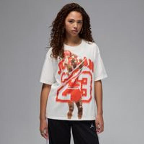 T-Shirt À Motif Jordan Pour Femme - Blanc