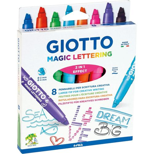 Magic Lettering - Etui 8 Feutres Pour Écriture Créative[X752]