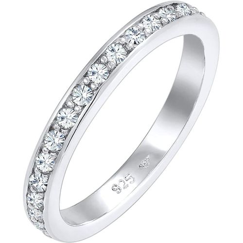 Bague Glamoureux Avec Des Cristaux Swarovski Bague Femme - (925/1000) Argent[X1418]