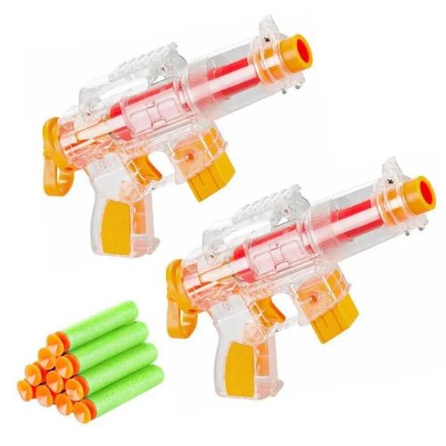 2 Pistolets Spp-100 Avec 10 Projectiles En Mousse