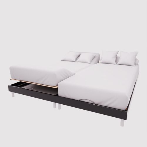 Drap Housse Tpr En Coton 57 Fils 2x70x190 Cm Uni Blanc, Par Soleil D'ocre