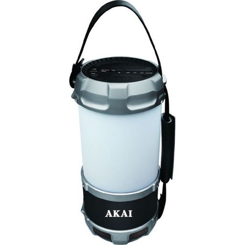 Akai Professional ABTS-S38 haut-parleur noir (10?m, Fonctionnement sur piles), Enceinte Bluetooth, Argent, Noir