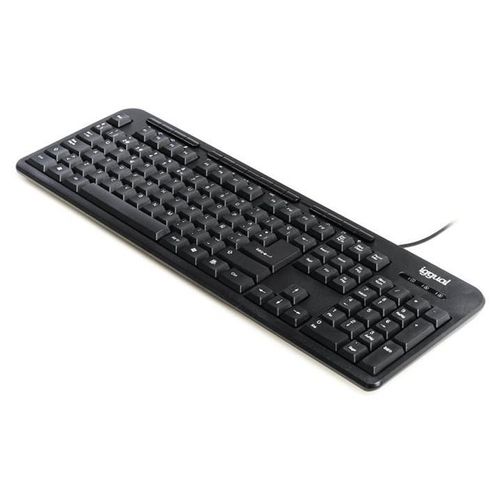 iggual CK-BASIC-120T - Clavier - USB - QWERTY - noir