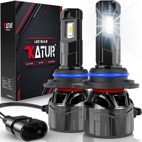 Ampoule Hir2 Led 120w 30000lm, 700% Luminosité Ampoule Led Hir2 6000k Blanc Xénon Plug And Play Taille Mini 1 1 Ampoules 9012 Led Voiture, Lot De 2[Q541]