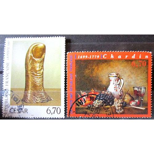 1997. Série Complète F3104 À F3105: Série Artistique.