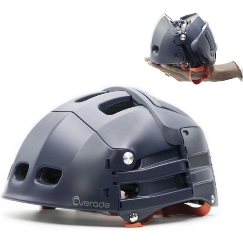 Casque Pliable Pour Vélo, Trottinette Électrique, Overboard, Gyroroue, Skateboard, Roller, Vae - Norme Ce En1078, Même Protection Qu¿Un Casque Classique - Volume Divisé Par 3