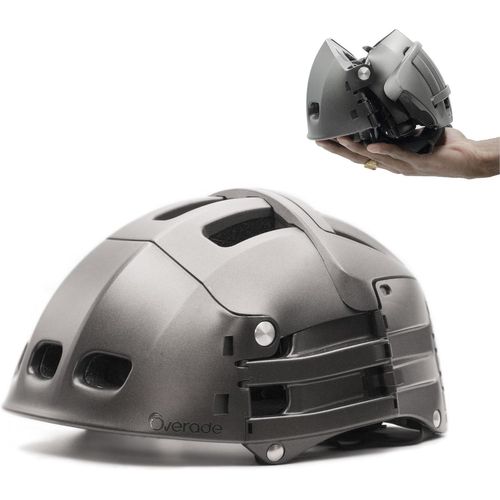 Casque Pliable Pour Vélo, Trottinette Électrique, Overboard, Gyroroue, Skateboard, Roller, Vae - Norme Ce En1078, Même Protection Qu¿Un Casque Classique - Volume Divisé Par 3