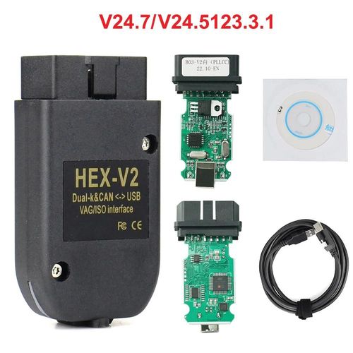 Scanner Multilingue Vagcom 24.7 Obd2, Hex V2, Vag Com 21.9, Vw, Audi, Skoda, Seat, Atmeincome 162, Hot-Hungarian-V2