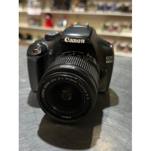 Canon EOS 1100D 12.2 Mpix + Objectif EF-S 18-55mm - Noir