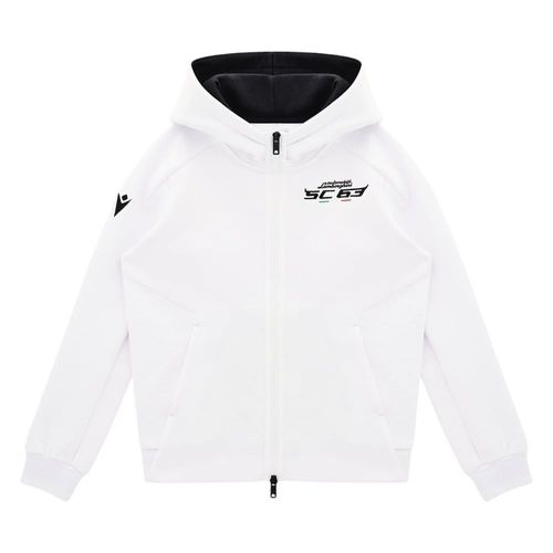 Automobili Lamborghini Squadra Corse Sweat-Shirt Avec Fermeture Éclair Pour Enfant