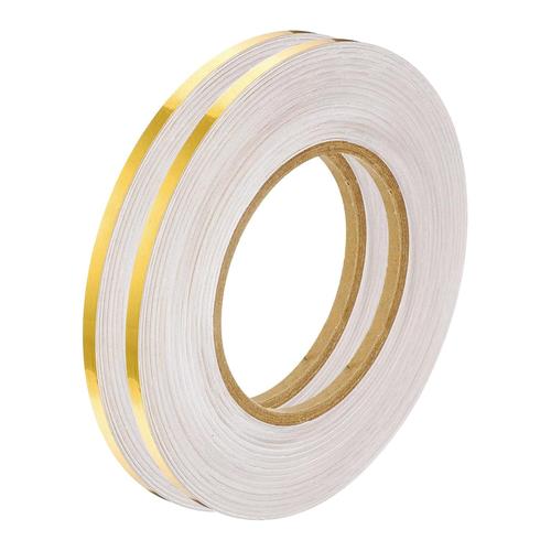 Lot De 2 Bandes Adhésives En Pvc Pour Carrelage De Sol, Lignes Dorées, 0,5 Cm X 50 M[BUT256273]