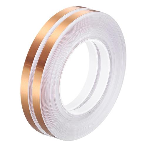 Lot De 2 Bandes Adhésives Pour Carrelage De Sol, Lignes En Feuille D'Or Rose, 1 Cm X 50 M Pour Décoration De Sol, Mur, Ruban D'Étanchéité Étanche Pour Armoire De Cuisine Et De Sall[BUT256211]