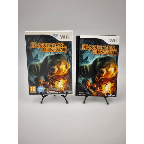 Jeu Nintendo Wii Cabela's Dangerous Hunts 2011 En Boite, Complet (Jaquette Plastique Abîmée)