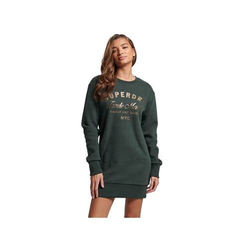 Robe Superdry Jersey Femme Vert