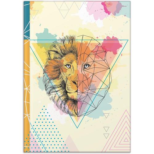 Rnk Verlag Rnk 46809 - Carnet De Notes Lion Din A4, Vierge, Avec 96 Feuilles 70 G/M², 1 Pièce[L737]