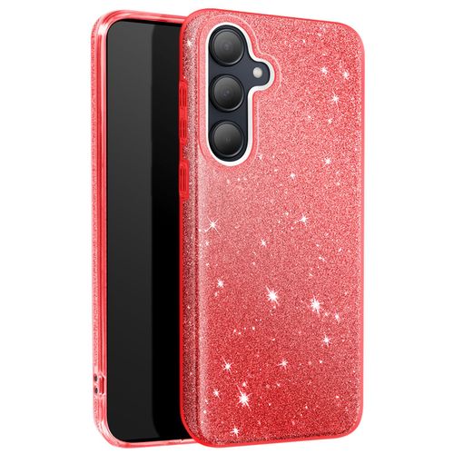 Coque Paillette Pour Samsung Galaxy A35 Silicone Ultra Fine Rouge