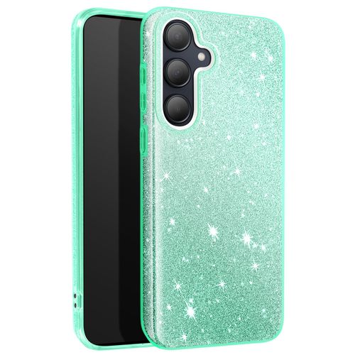 Coque Paillette Pour Samsung Galaxy A35 Silicone Ultra Fine Vert