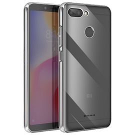 Coque Pour Xiaomi Redmi 6a Et 6 Silicone Souple Design Fin Léger Transparent