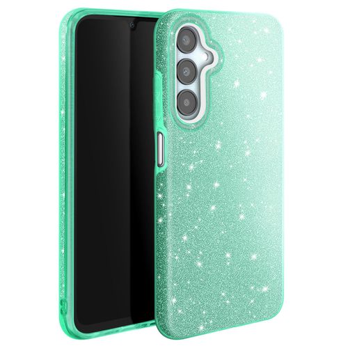 Coque À Paillettes Pour Samsung Galaxy A25 Antichoc Scintillant Vert