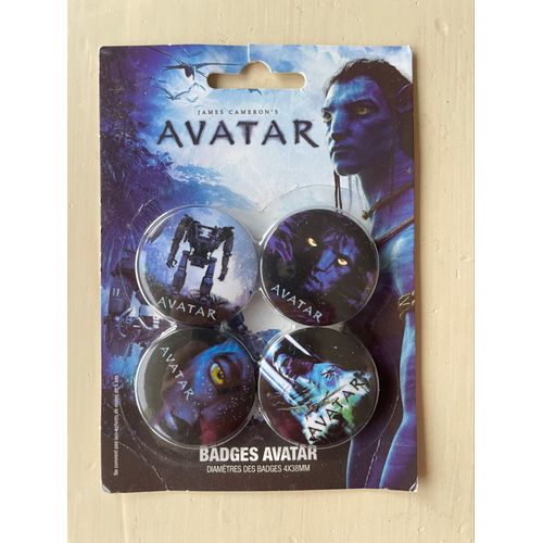 4 Badges Avatar Neufs Jamais Déballés 
