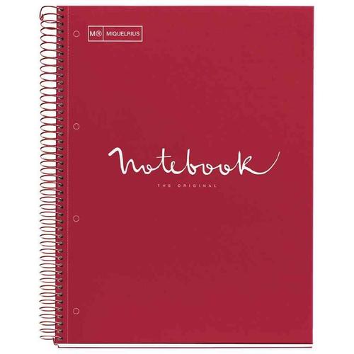 Miquelrius Cahier À Spirale "Notebook Emotions", A4, Rouge