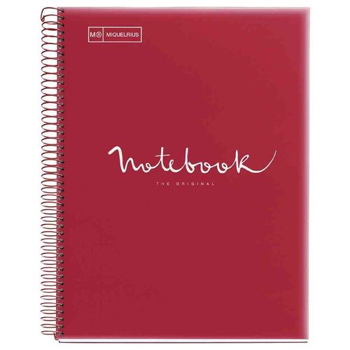 Miquelrius Cahier ¿ Spirale "Notebook Emotions", A4, Rouge
