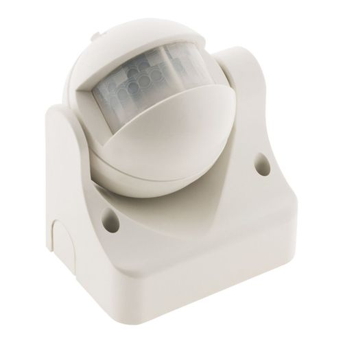 Détecteur de mouvement extérieur IP44 - blanc - Zenitech