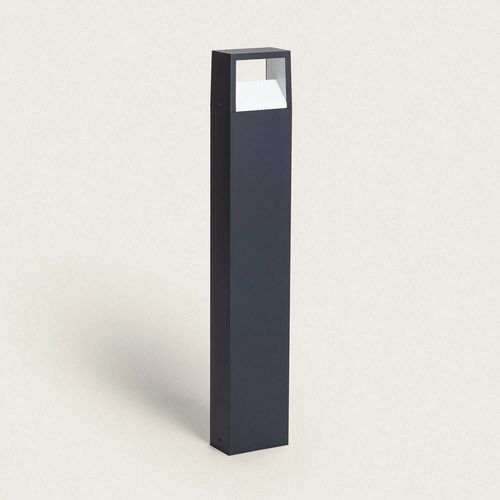 Balise Led 9w Extérieure Aluminium En Saillie Sur Pied 80cm Sheffield Anthracite
