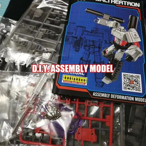 33023 Pas De Bote - Modle D'assemblage D.I.Y. Kbb Transformation G1 Tf Shockwave Shockblast Hand Make Action Figure Robot Boys Toys Kids Gift