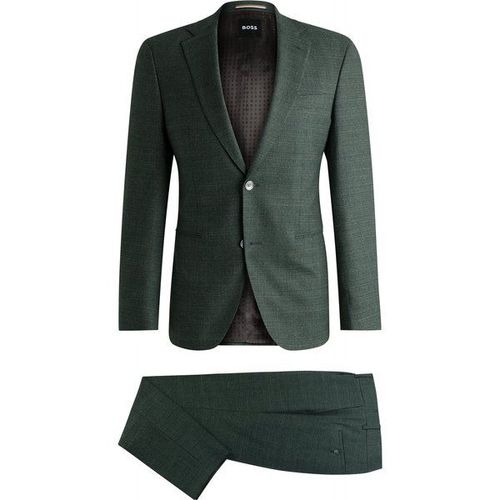 Costume Slim En Laine Stretch À Micro Motif54,58