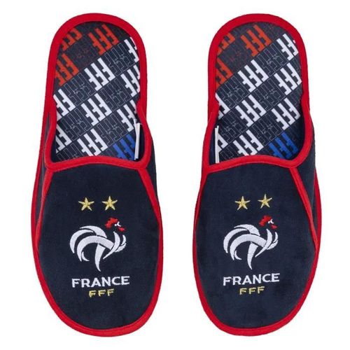 Chaussons Fff Collection Officielle Equipe De France De Football Bleu