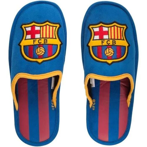 28 - Chaussons Enfant - Fcbarcelona - Collection Officielle Fc Barcelone - Bleu - Polyester