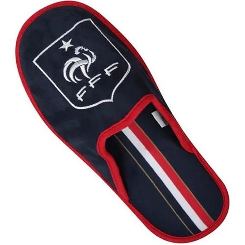 39 - Chaussons - Equipe De France De Football - Fff - Polyester - Bleu - Homme