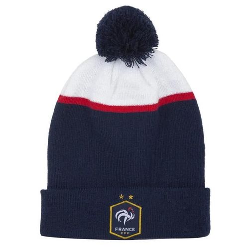 Taille Unique - Bonnet Pompon Fff Collection Officielle Equipe De France De Football