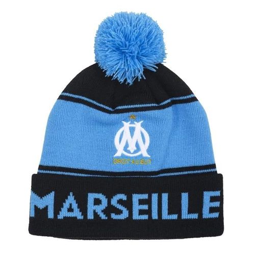 Taille Unique - Bonnet Pompon Om Collection Officielle Olympique De Marseille